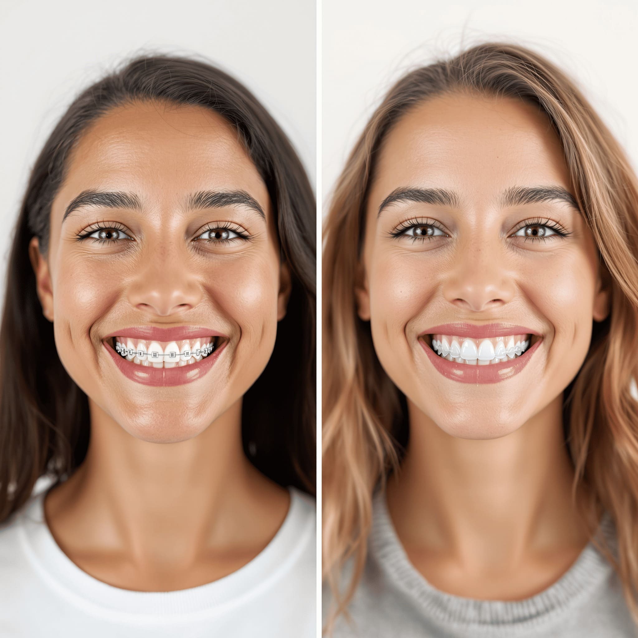 Брекеты на виниры