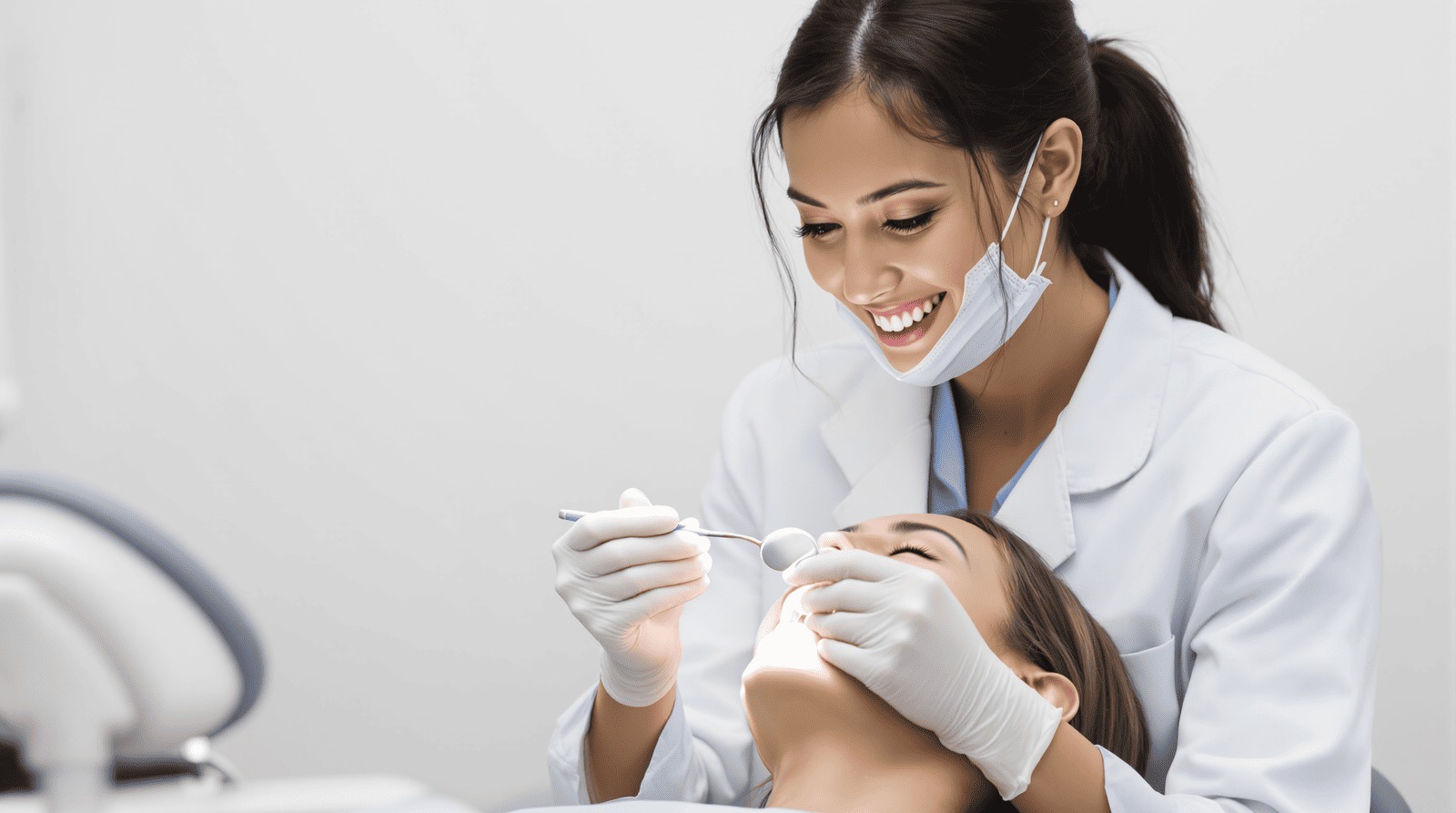 Этапы установки брекетов на виниры