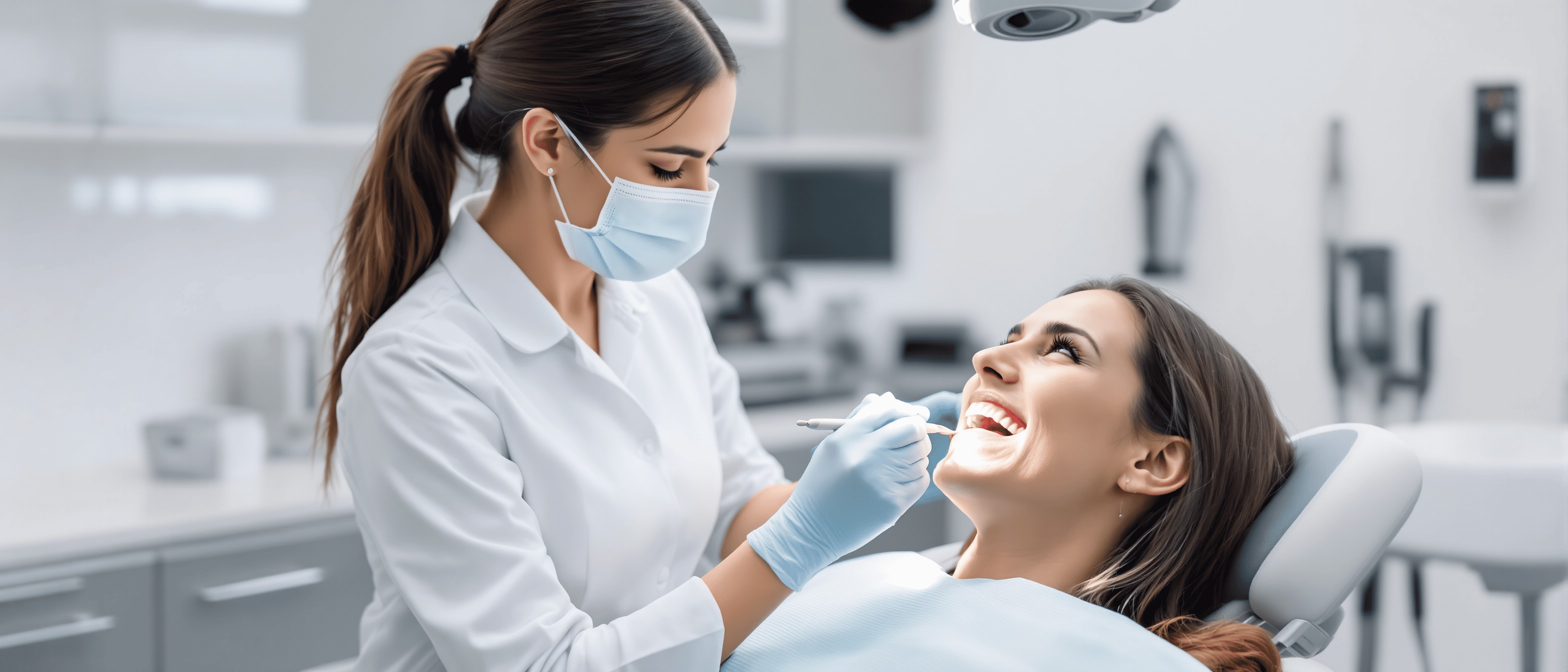 Профессиональная чистка зубов Air Flow