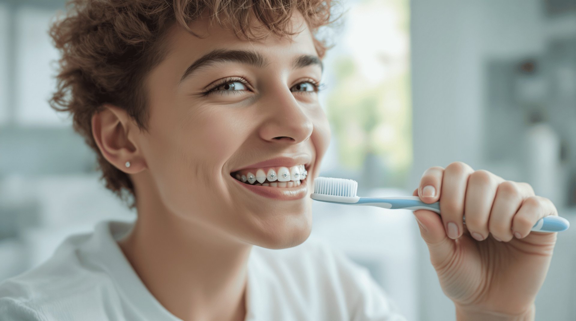 как есть и чистить брекеты