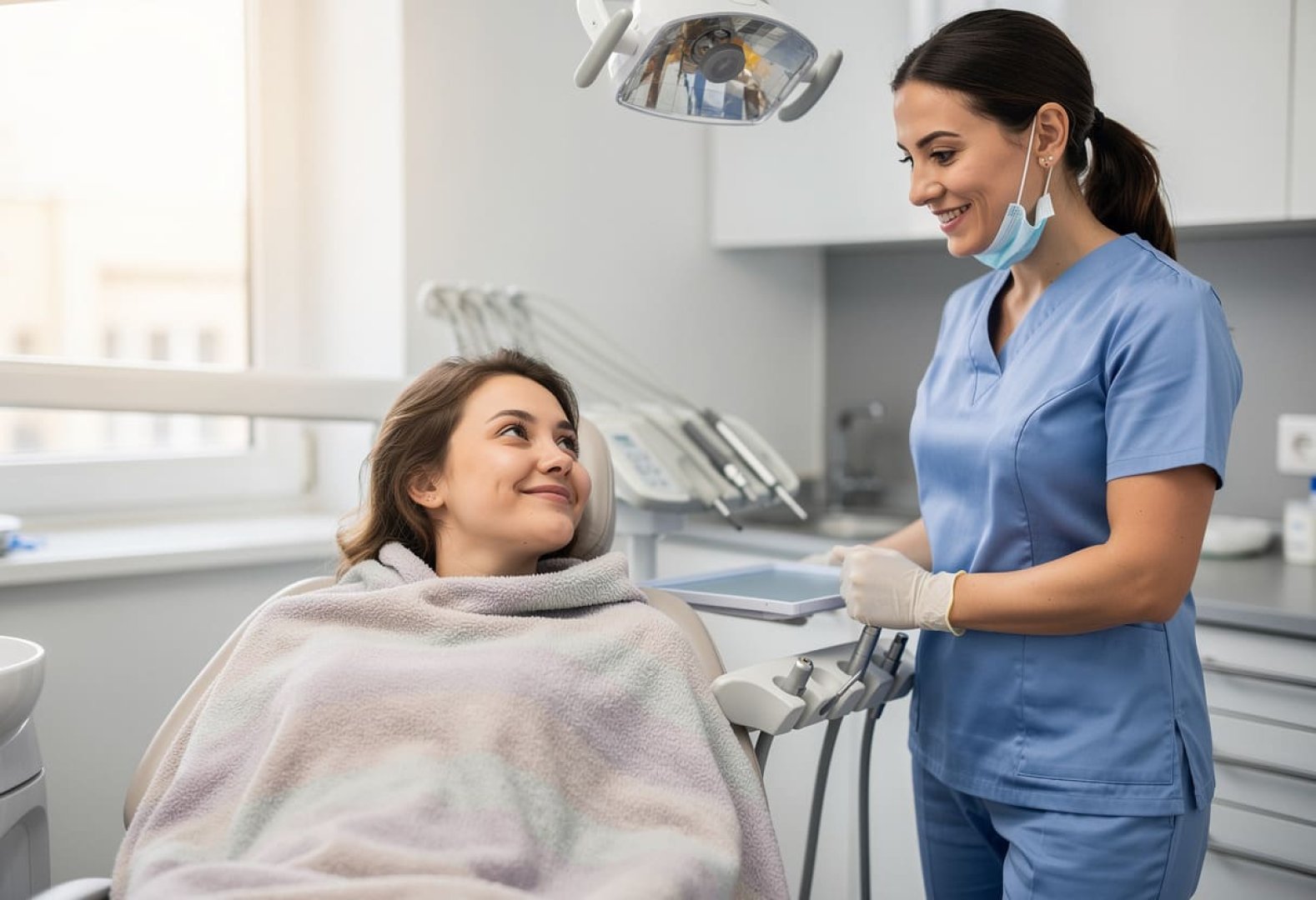 Механическая чистка зубов — с дополнительным уходом