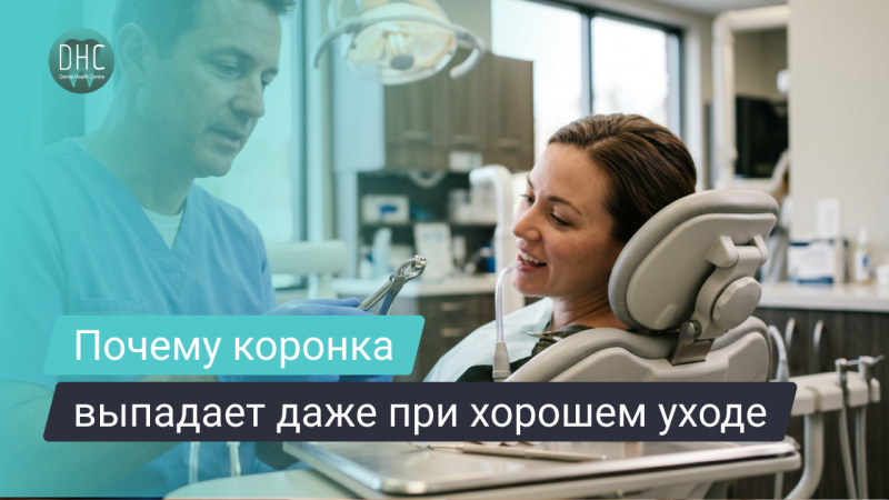 Слетела коронка с зуба – что делать при выпадении коронки