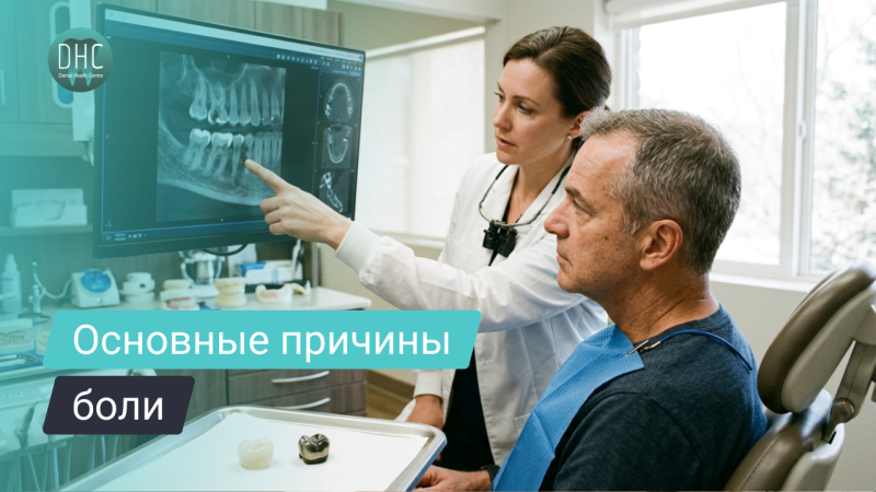 Болит зуб под коронкой: причины боли, что делать и как снять